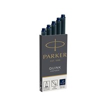 Parker Quink Fountain Pen Refills Long Cartridges - Blue/Black Ink , Box... - $11.00