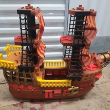 Fisher Price 2006 Mattel Imaginext Adventures Pirate Ship SEE DESCRIPTION - £15.73 GBP