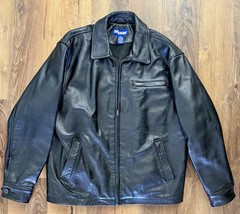 Sig Sauer Sig Tac Leather Jacket With CCW Pockets Fleece Lined Size Med EUC - $168.30