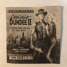 Crocodile Dundee II Print Ad Advertisement Paul Hogan Atlanta Tpa14 - £4.66 GBP