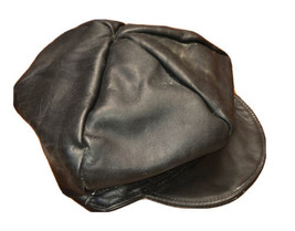 Vintage 1980’s Leather Bikers Cap Size Large - £21.13 GBP