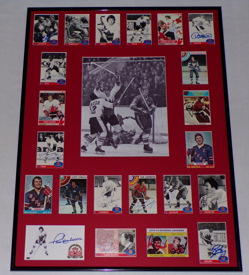 Primary image for 1972 Summit Series Team Canada Signed Framed 18x24 Photo Set