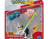 Pokemon Battle Ready! Bedlam Sirfetch&#39;d Clefairy Battle Figure Set NIP - £23.44 GBP
