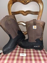 Carhartt Men&#39;s 11&quot; Bison WaterProof Wellington Boot - Size 9.5M - Soft Toe - $107.91