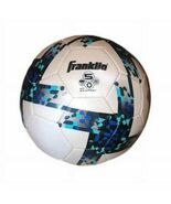 Franklin Sports All Weather Soccer Ball Blue White Black Size 5 - €14,27 EUR