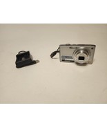 Panasonic LUMIX DMC-FX33 8.1MP Digital Camera Silver with charger Works ... - $80.91