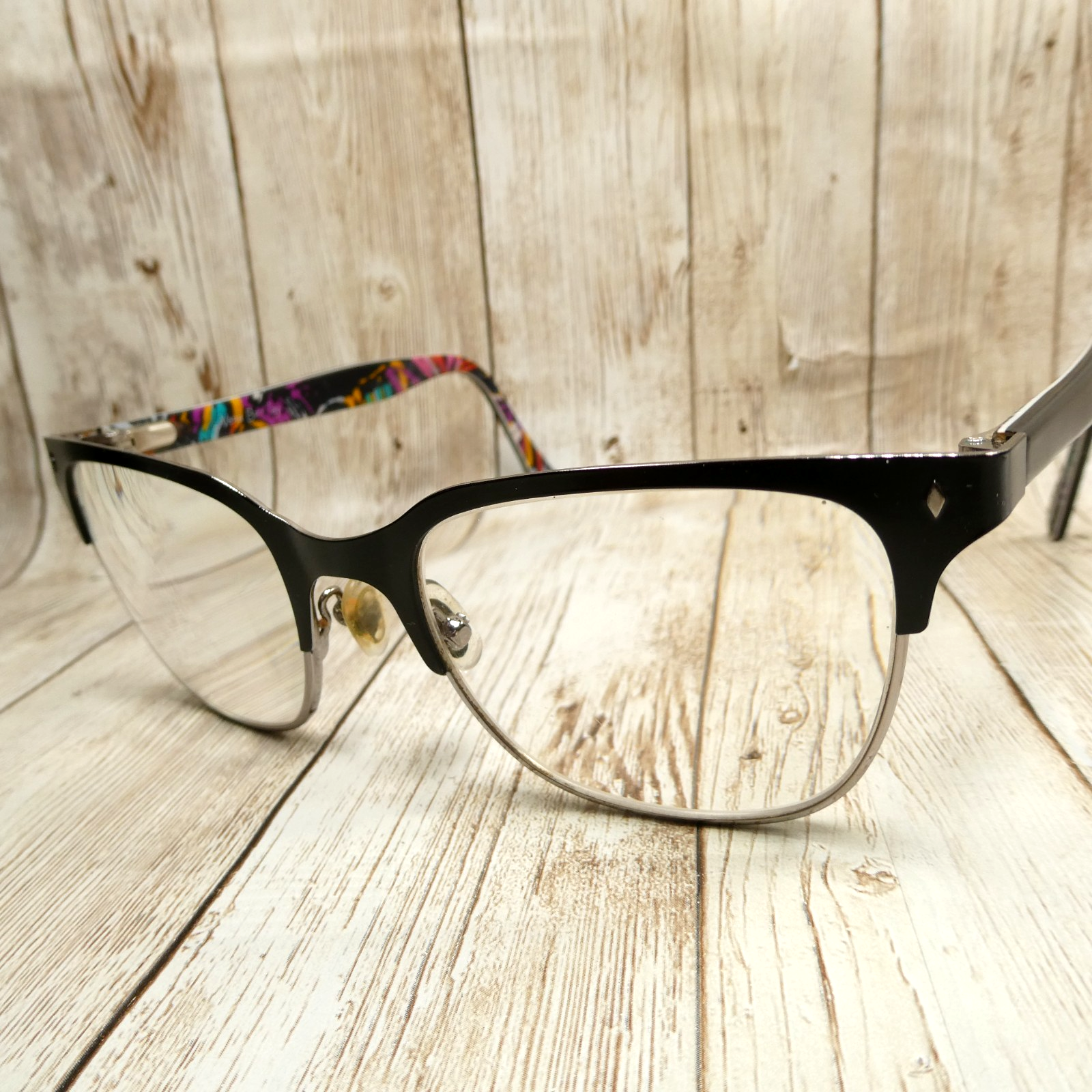 Vera Bradley Brynn Black Eyeglasses FRAMES w/Case - Butterfly Flutter 51-19-140 Item image 6