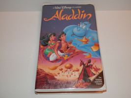 Aladdin Rare Black Diamond Edition Walt Disney Classic 1993 VHS Tape 1662-1 Good - £955.41 GBP