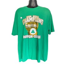 Boston Celtics 2008 NBA Champions T Shirt Jerzees Tag Green Basketball Mens 2XL - £21.67 GBP