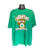 Boston Celtics 2008 NBA Champions T Shirt Jerzees Tag Green Basketball M... - £21.76 GBP