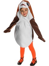 NEW Porg Star Wars Last Jedi Costume Toddler Sizes 2T-3T OR 3T-4T Hooded Romper - £10.60 GBP