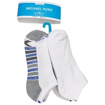 Nwt 6-PAIRS Pack Michael Kors Msrp $26.99 Men&#39;s White Low Cut Socks Sizes 7-12 - £14.60 GBP