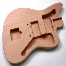 Jazzmaster Electric Guitar Body All Cavity Routed No Finish Project MahoganyWood - £90.99 GBP