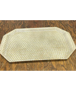 Vintage fiberglass plastic vanity tray toteline brand - $33.76 CAD