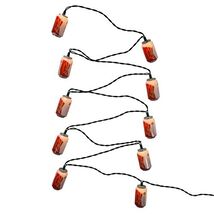 Budweiser Beer Can Christmas Light String Set of 10 Anheuser-Busch AB913... - $29.59