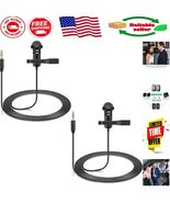 2 Pack Lavalier Microphones - Omnidirectional for DJI Mic &amp; Rode Wireles... - $350.61 MXN