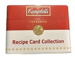 Campbell&#39;s Recipe Card Collection Tin Box with Blank Cards - NEW/SEALED - $11.30