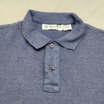 Vintage Winner Mate Sportswear Golf T Shirt Buttons Blue Collar Large - £5.98 GBP