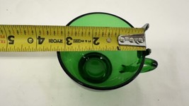 Vintage Anchor Hocking Forest Green Glass Punch Cup 3 1/4” Diameter - £4.73 GBP