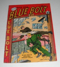 Blue Bolt vol 2 # 9 .. VG-FINE..5.0 grade...1942 comic book--re - £45.41 GBP