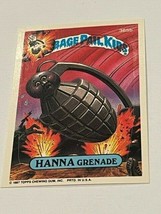 Garbage Pail Kids vtg Sticker Card 1987 Topps Series 9 Hanna Grenade 365b bomb - £15.74 GBP