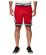 Nike Jordan Dri FIT Sport Diamond Basketball Shorts Red White Men NEW Large - £40.43 GBP