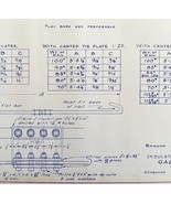 1951 Railroad Bangor Aroostook Gage Rods Insulated And Non Blueprint H7 ... - $118.23 CAD