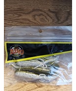 Mizmo Bait Company Big Boy Tubes 4” - 5 Pack,  White and Green With Flakes - €3,28 EUR