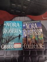 2 Nora Roberts Harcover Novels Fiction Romance The Obsession The Collector - £10.21 GBP