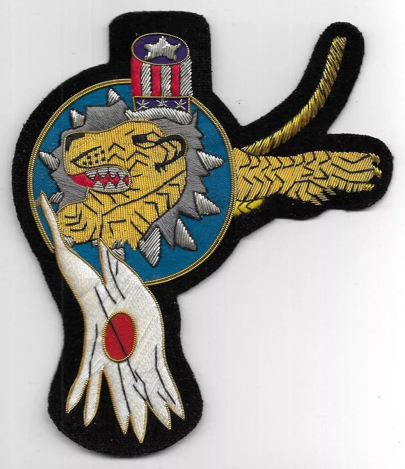 Large New Bullion Jacket Patch WWII AVG Flying Tigers Attractive Fantasy... - $16.30 CAD