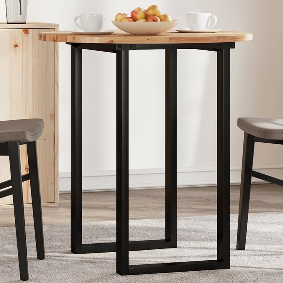vidaXL Table Top Natural wood Solid Acacia wood Ø27.6 in Durable - $99.44