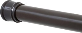 Zenna Adjustable Shower Curtain Rod 42&#39;&#39; - 72&#39;&#39; L x 1&#39;&#39; Dia. Oil-Rubbed Bronze - £18.33 GBP