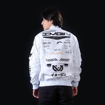 IMAGINE Techwear Cybernetic Series Biker Jacket -NEUTOPIA WHITE- Limited - $100.00