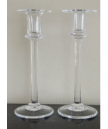 Pair of Simon Pearce Cavendish Signed Blown Glass Candle Holders Candles... - £116.00 GBP