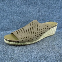 Lucky Brand Jemya Women Slide Sandal Shoes Brown Leather Size 7.5 Medium - £19.47 GBP