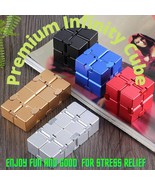 Premium Metal Infinity Cube Spinner /Aluminum Infinity Cube for Gift - $623.38 MXN+
