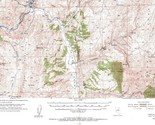 Carlin Quadrangle Nevada 1952 Topo Map Vintage USGS 15 Minute Topographic - $16.89