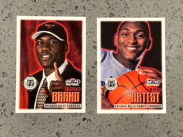 1999-00 Skybox NBA  Hoops #168 Elton Brand &amp; #166 Ron Artest RC&#39;s $2.88 ... - $2.88