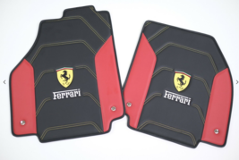 Ferrari 488 GTB Eco Leather Floor Mats Black/Red/Yellow/White - $799.00