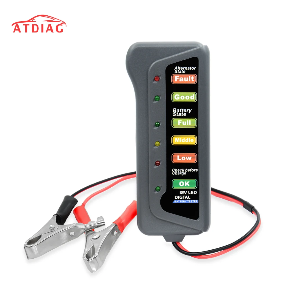 Battery Tester Digital Capacity Tester Checker For 12V Battery Power Sup... - £75.69 GBP