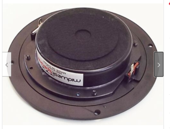 Cupola Midrange 4 Ohm Altoparlante Medio Medio Da 4 Ohm Per Infinity Kappa - Compatibile Con Modelli 6, 7, 8, 9 (MM-2150-4) Cassa Amplificata