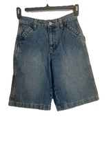 Boy&#39;s Denim Blue Canyon River Blues Jeans Shorts. Size 12. 100% Cotton. - $299.82 MXN