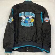 Vintage New Orleans Hornets Varsity Jacket Men 4XL Suede G-III Charlotte... - $65.44