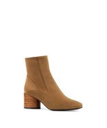 NEW DONALD PLINER 8.5 boots Italy ankle designer heels shoes non-skid saddle - $109.88