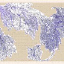 Dundee Deco DDAZBD9367 Peel and Stick Wallpaper Border - Abstract Purple... - $21.77