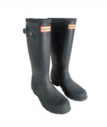 HUNTER Original Kids Matte Navy Blue Rain Muck Tall Boots Boys 4 Girls 5... - $588.00 MXN