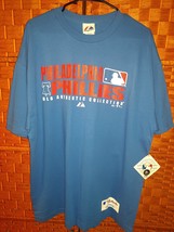 MLB Philadelphia Phillies Men&#39;s XL Blue Shirt - New  - £15.73 GBP