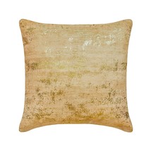 Ivory Gilded Glamour - Ivory &amp; Gold Suede Throw Pillow Cover - $23.35+