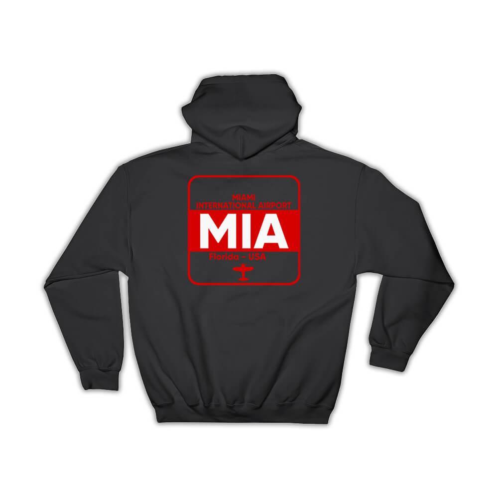 Primary image for USA Miami Airport Florida MIA : Gift Hoodie Airline Travel Crew Code Pilot AIRPO