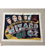 WIZARD OF OZ Wesco-Reltex Material MOVIE POSTER 1982 Fabric 22x30” - $26.43 CAD